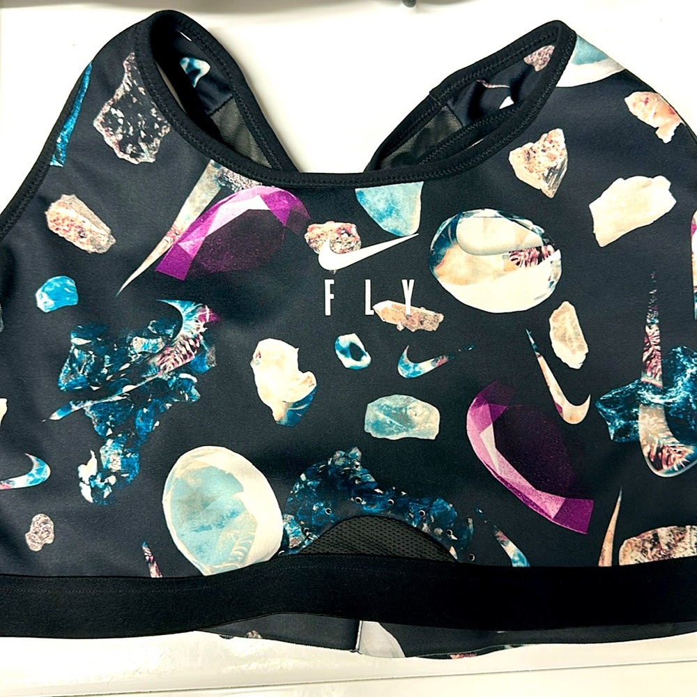 Nike dri fit high impact non padded sports bra 1x